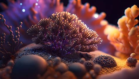 Premium Photo | Coral reef in aquarium