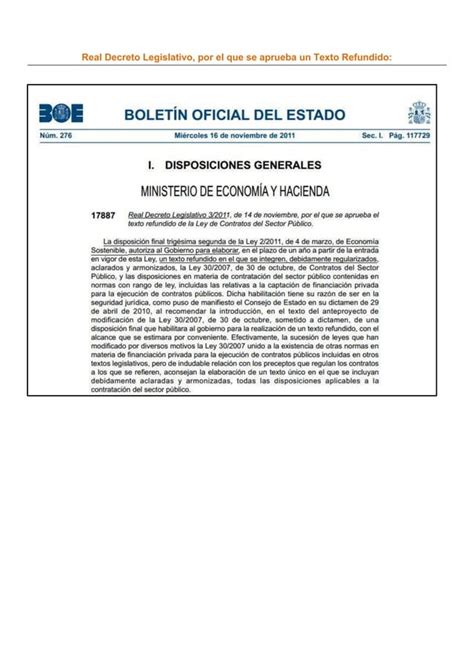 Ejemplo Real Decreto Legislativo PDF