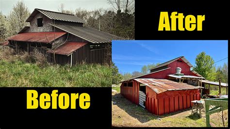 Old Barn Renovation Fix Up and Clean Up Farm Life