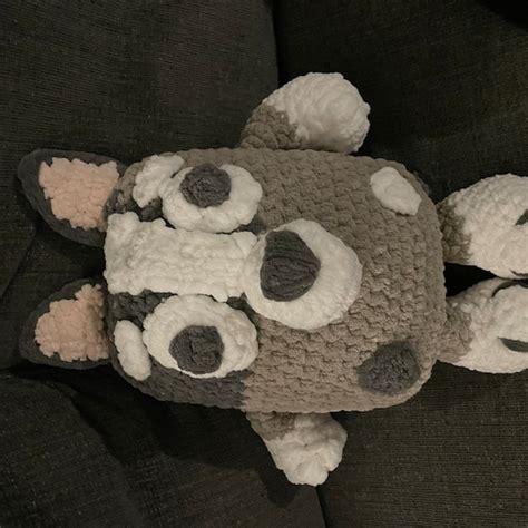 Grey Heeler Plush Pdf Crochet Pattern Etsy