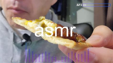 asmr 咀嚼音動画 爺がピザを食する YouTube