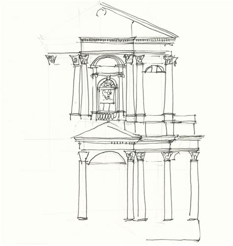 Baroque Architecture Sketch