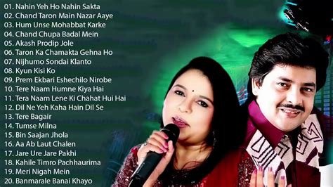 Best Of Udit Narayan Sadhna Sargam Bollywood Hindi Songs Jukebox 2020