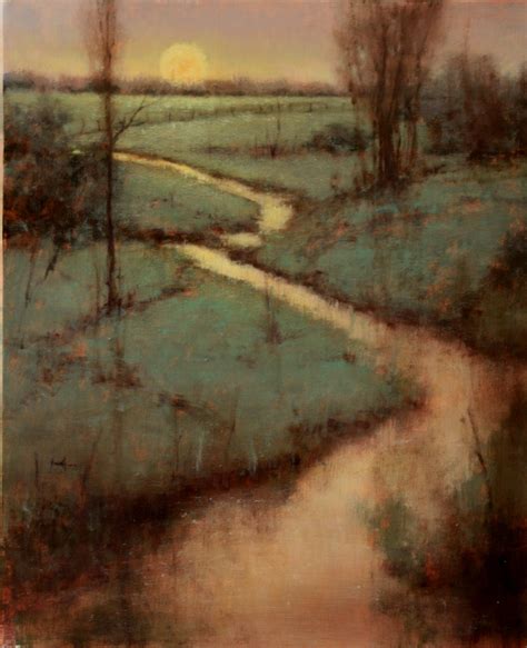 Nancy Bush Moonrise Landscape Art Artist Painting Painting