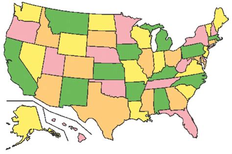 Interactive Visited States Map Printable Map Images