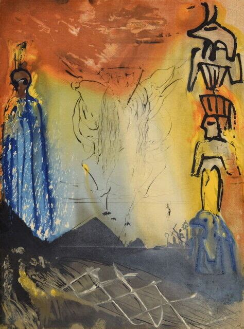 Salvador Dalí | Salvador Dali “Nightmare of Moses” Lithograph, Signed Edition (1975) | Available ...