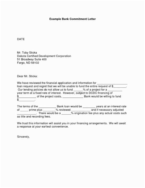 Commitment Letter Templates Commitment Letter Pdf Sample Wri