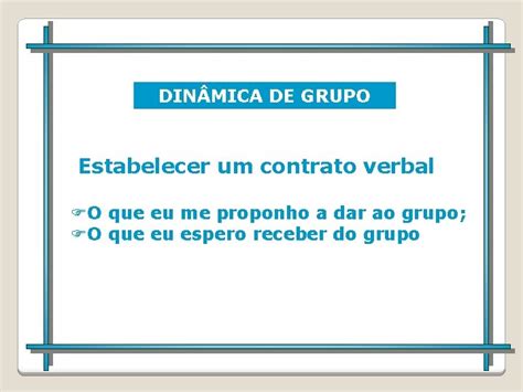 Din Mica De Grupo O Que Dinmica De