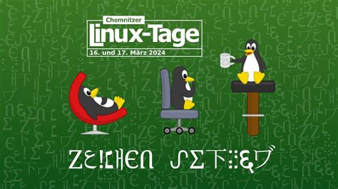 Chemnitzer Linux Tage 2024 Zeichen Setzen TUCaktuell TU Chemnitz