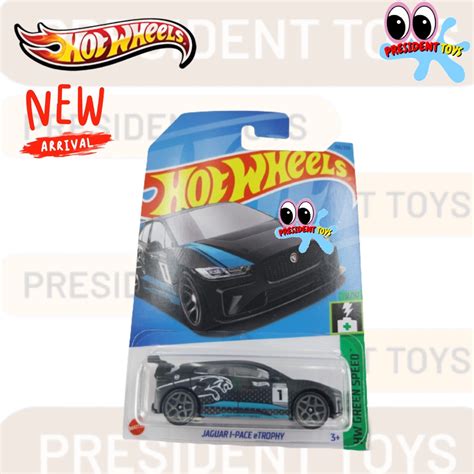 Jual Hot Wheels Jaguar I Pace ETrophy Hitam HW Green Speed Shopee Indonesia