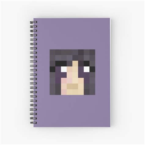 Nanosounds Minecraft Skin Yogscast Kim Face Spiral Notebook For