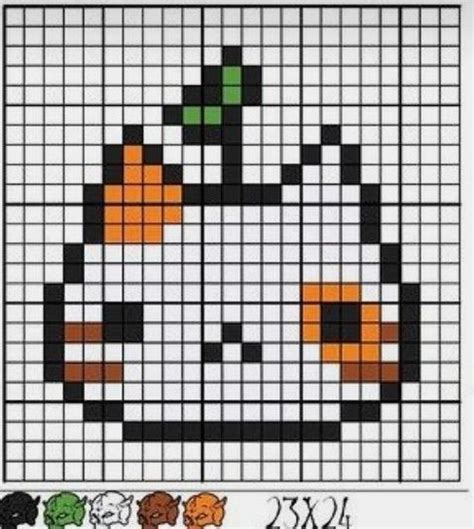 Pixel cat | Pixel art, Easy pixel art, Pixel art pattern