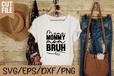 Mama Mommy Mom Bruh Shirt Svg Graphic By Digital Design Shop Bd