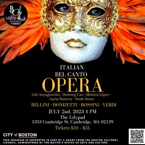 Italian Bel Canto Opera Concert — The Lilypad