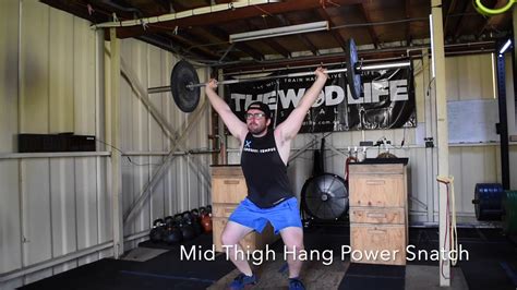 Mid Thigh Hang Power Snatch Youtube