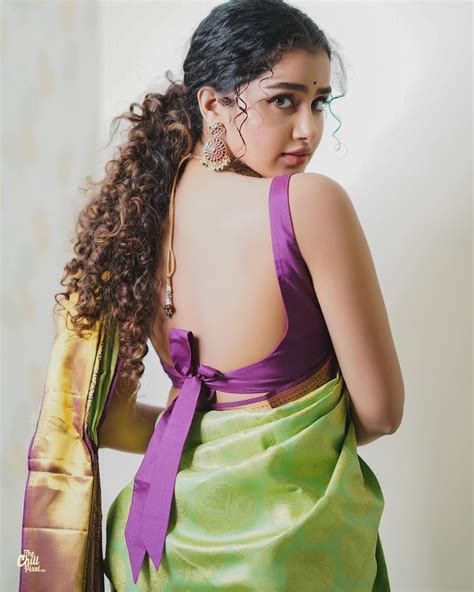 Anupama Parameswaran Saree Photos Imagedesi