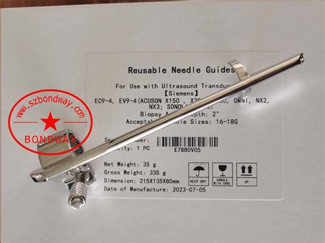 Reusable Biopsy Needle Guide For Siemens Endocavity Endovaginal