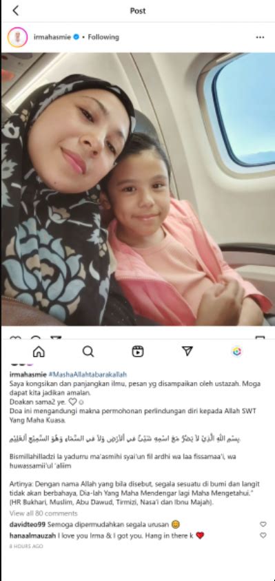 Minta Maaf Semua Irma Hasmi Tinggal Komen Lepas Status Rumah Tangga