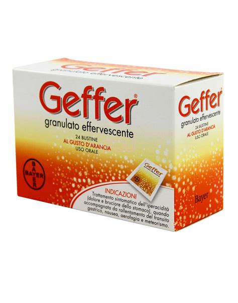 Geffer Granulato Effervescente Gusto Arancia Di Geffer Bustine