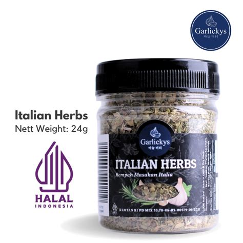 Jual Garlickys Italian Herbs Seasoning Mix Herbs Premium Quality Bumbu Bubuk Shopee Indonesia