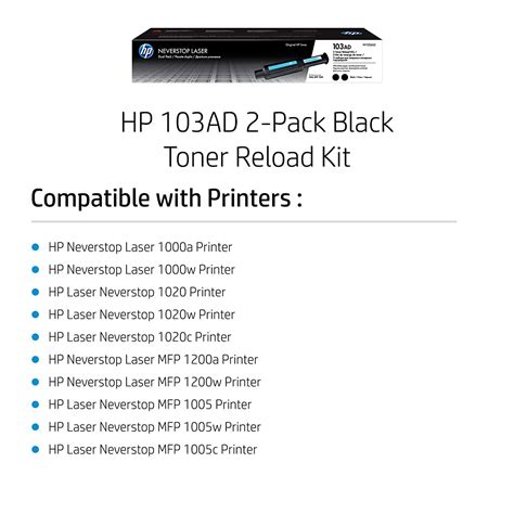 Hp Ad Dual Pack Black Original Neverstop Laser Toner Reload Kit