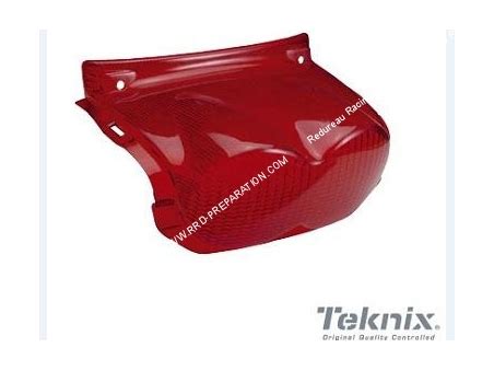 Cabochon feu arrière rouge TEKNIX pour scooter MBK OVETTO YAMAHA NEO S