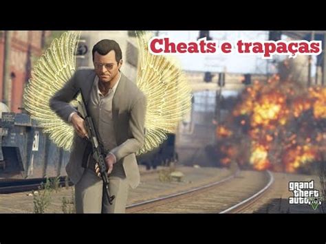 ATIVEI TODOS OS CHEATS TRAPAÇAS NO GTA 5 E TAQUEI O TERROR NA CIDADE