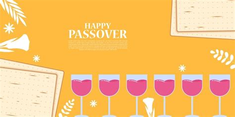 Premium Vector Vector Illustration Happy Passover Greeting