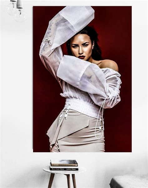 Demi Lovato Canvas Demi Lovato Print Art Poster Art Poster Etsy