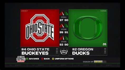 Oregon V Ohio State National Championship All Pass Season Youtube