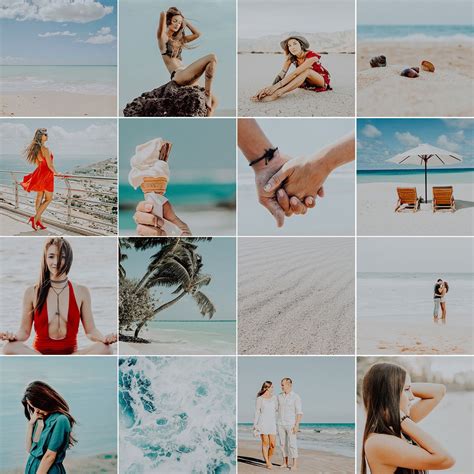 Evening Beach Mobile Lightroom Preset Matte Effect Ocean Etsy