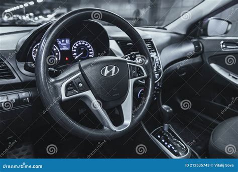 Novosibirsk Russia March Hyundai Solaris Editorial Stock