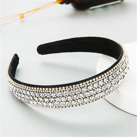 Barockes Voll Strass Stirnband Kristall Stirnband Damen Haarschmuck