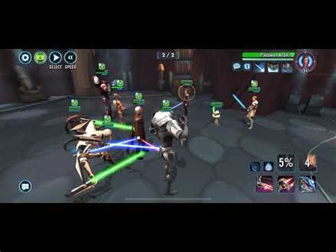 SWGOH Geo DS TB P4 Dooku Mission YouTube