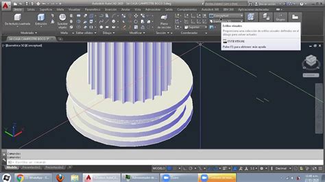 Clase Virtual De Autocad D Como Crear Una Columna Con Revoluci N