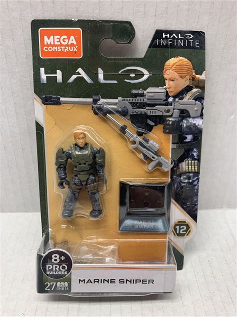 Mega Construx Halo Infinite Series Marine Sniper Gnb New Factory