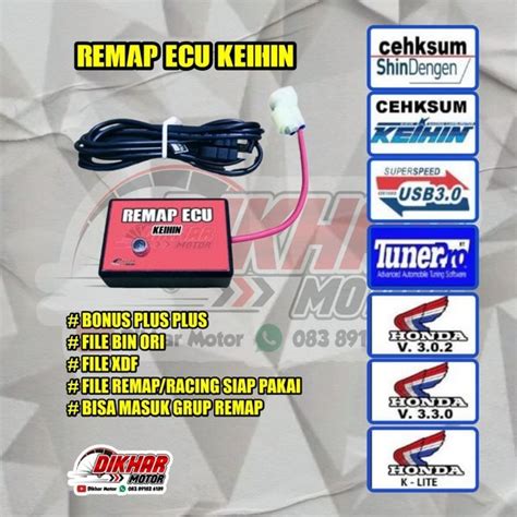 Jual ALAT REMAP ECU 12 MOTOR HONDA KEIHIN SIAP PAKAI SUDAH PLUS