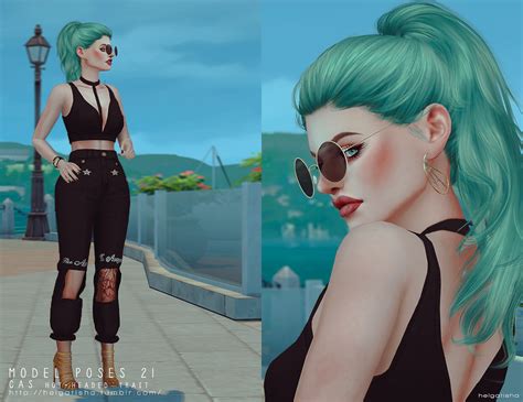 Sims4sisters — Helgatisha Ts4 Model Poses 21 Pose Pack