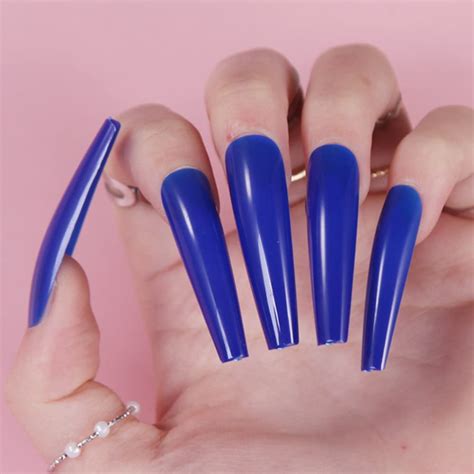 Amazon Xxl Press On Nails Rosy Finch Stick On Nails Xxl Extra