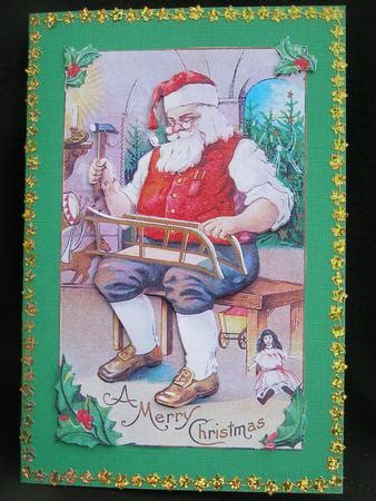 Old Fashioned Vintage Santa Card - CUP265046_601 | Craftsuprint