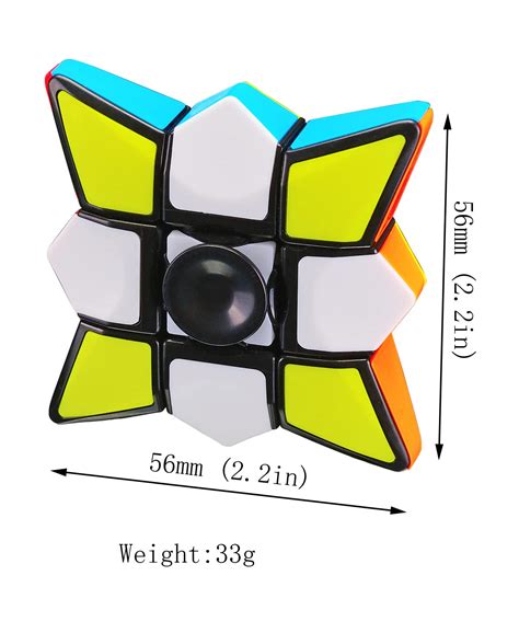 Buy Tanch Fidget Spinner Cube In Stickerless Brain Teasers Magic