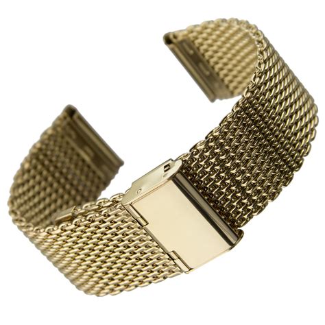 Milanese Mesh Stainless Steel Easy Adjustable Watch Strap Mm