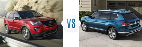 2018 Ford Explorer Vs Volkswagen Atlas