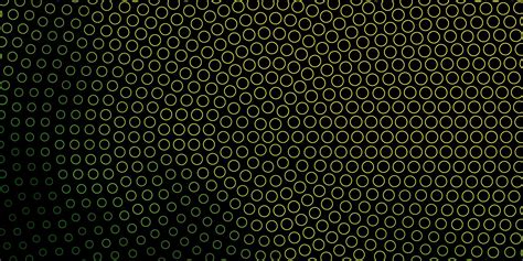 Dark Green, Yellow vector pattern with circles. 1956032 Vector Art at Vecteezy