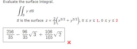 Solved Evaluate The Surface Integral Syds S Is The Surface Chegg