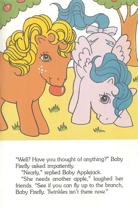 A Problem For The Baby Ponies World International Publishing 1986 Old