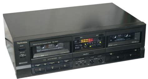 Technics RS TR157 Stereo Double Cassette Deck High Speed Reverb