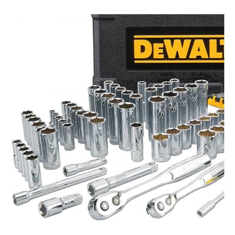 Juego De Dados Y Herramientas Mec Nicas Pzs Dewalt Dwmt