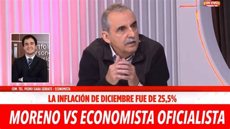 Guillermo Moreno Vs Economista Oficialista Youtube