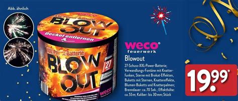 Weco Feuerwerk Blowout Aanbieding Bij ALDI